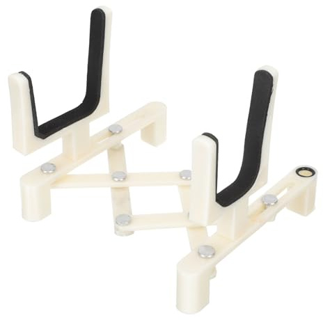 ULTECHNOVO Soporte para Violín Extensible Profesional Blanco, Ligero y Resistente, Adecuado para Cualquier Tamaño de Violín, Adecuado para Estudiantes y Profesionales