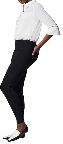 Spanx Ankle Jean-ish Leggings, Leggings Mujer, Negro, S