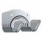 Garage DIY Tool Hooks Pack of 5 Galvanised Tools Storage Organizer Set Heavy Duty Wall Mount Hanger for Sheds Garden Workshop Farm Warehouse Workbench Offices Forks Shovels Rakes Brooms Holder
