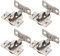 4 Stk. Blum Compact Scharnier 107° inkl. Montageplatte, mit Feder, zum Schrauben, inkl. 16 Schrauben