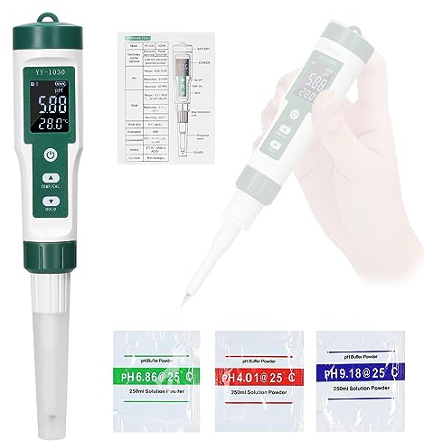 Irfora YY-1030 digital display barnmat pH-meter deg alkalimeter ost kosmetika pH-detektor golvmatris pH-mätare