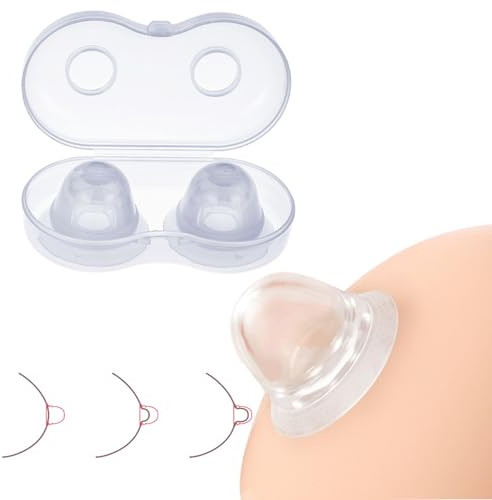 3 Stück Set,Silicone Brustwarzenformer,Nippelsauger für Frauen,Bruststimulatoren, Nippelpumpe zur Verbesserung der Brustwarzenform–Brusthütchen für Schlupfwarzen und Umgekehrte Brustwarzenkorrektur