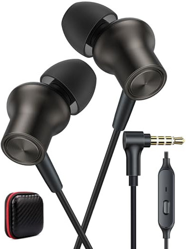 Auriculares con Cable para Portátil,Estéreo PC Audifonos Magnético Gaming Headset de 3,5MM con Función Silencio Micrófono Cancelación Ruido para Oficina Escuela,Chromebook,Kindle Switch,Juegos,Ligeros