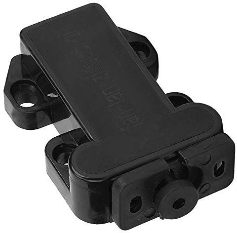 Fdit Self -Locking Door Bar 6 Sets Nylon Furniture Hardware for Cabinet Cabinet White/Black/Gray (Black)