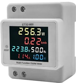 WATERBELINE 40-300.0V 100A Consumo Elettrico Monitor Multimetro 6 in 1 Multimetro Digital Power Energy Meter Voltmetro Amperometro