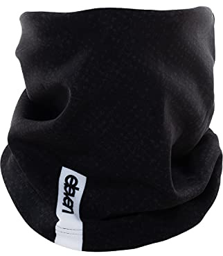 Eleven tube scarf | Sciarpa invernale multifunzionale per donne, uomini e bambini | Antivento con pile per sport all'aria aperta, corsa, sci, escursionismo, Schermo nero.,
