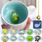 Arawat 3d Tassen Tier Schlange Tasse Geschenk Lustige Tasse Kaffeetasse Keramik 350 ml Teetasse mit Löffel & Untersetzer Tee Kaffee Becher Süße Geburtstagsgeschenk für Freund Jungen Frauen Männer