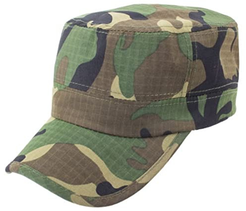 Casquette marine camouflage. Casquette type militaire marine pour chasse, Vert camouflage, 56