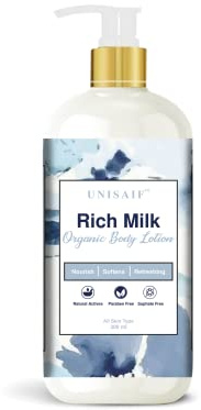 UNISAIF Rich Milk Lozione per il corpo, idratante per pelle secca, nutre la pelle con lozione idratante, lozione idratante per pelli estremamente secche, lozione rassodante per il corpo (300 ml)