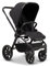MOON Buggy SPORT, Black/Melange, Sportwagen-Buggy mit Liegefunktion, bis 22kg, UV-Schutz 50+, zusammenklappbar, großer Korb, Kollektion 2024