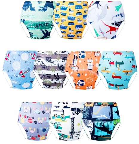 JackLoveBriefs Learning Trosor för flickor 10-pack träningstrosor, för 2-5 år