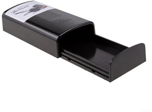 Donkivvy Creative Magnetic Black Car Key Safe Box - Magnetic Key Box Hided a Key Outside Strong Magnet Hider Secret Key Box Fits for Car Home Office Garage Safe Key Case