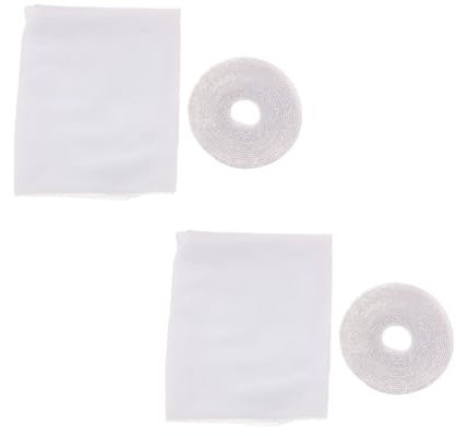 Homoyoyo 2pcs Mosquito Screen Net Self- Window Screen Mesh Sticky Tape for Easy Installation for Keeping Bugs Out During Summer