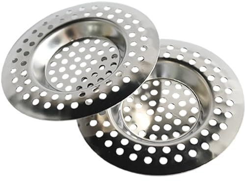 Armo Kitchen Sink Strainer, Stainless Steel Drain Filter, Food Catcher, 3.6 cm, Pack of 2