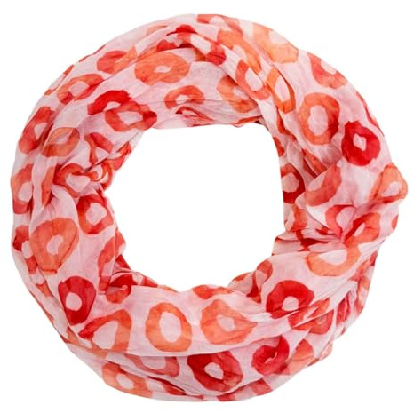 Jeamis cirkel siden loop gradient vår rund halsduk regnbåge unisex sommar lätt halsduk stola prickar, Cirkel 25cc röd, 160 x 48 cm