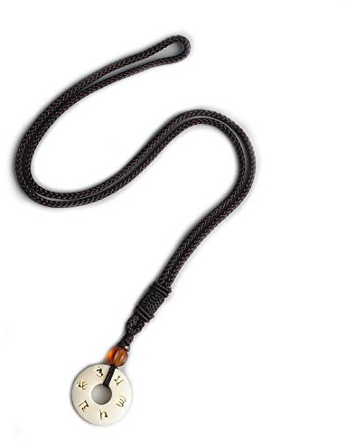 Exinox - Collana tibetana tradizionale per uomini e donne, spirituale, buddista