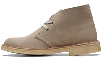 Clarks ORIGINALS Desert Boot, Stivali Donna, Sand Suede, 37 EU, Scamosciato Sabbia, 37 EU