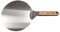 Firewolf® Pizzaschieber Edelstahl mit Holzgriff, Pizzaschaufel, Pizzaheber, Brotschieber, Pizzawender, Pizzaofen Zubehör, Pizza Schieber, Pizza Spachtel, Fläche 25 cm, Griff 20 cm