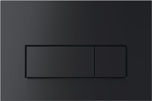 STROHM TEKA 73500070N Pulsador Placa de Accionamiento Negro Mate