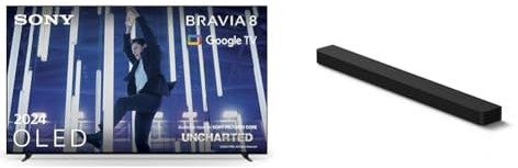Sony BRAVIA 8 OLED 65 Zoll 4K HDR Google Smart TV (2024) BRAVIA Theatre Bar 8 – Dolby Atmos® Single-Soundbar