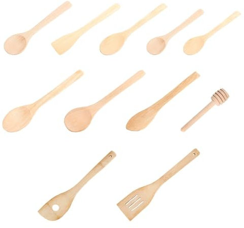 Set Di Posate In Legno Da 10 Pezzi, Bastoncino Di Da 1 Pezzo, Set Di Posate Portatili, Set Di Posate Per Il Pranzo, Set Di Utensili Da Cucina, Set Di Posate Riutilizzabili, Accessori Da Cucina