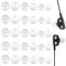 JJUNW 15 pares de almohadillas de silicona de repuesto, auriculares de silicona suave, auriculares de repuesto con agujero de reducción de ruido, se adapta a la mayoría de auriculares intrauditivos