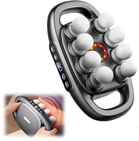 8 Heads Massage Gun - Muscle Massage Gun Deep Tissue, Muscle Pain Relief, Neck Massager for Leg Neck Back Shoulder, Back Massager, Home Office Accessories