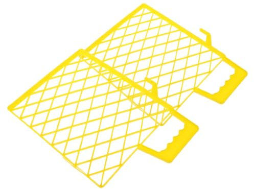 NULYLU 2pezzi Vassoio Plastica Per Vernice Divisore Integrato e Schermi Sostituibili Per Filtraggio e Organizzazione Progetti Verniciatura Domestica e Professionale