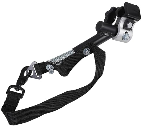 Alipis Adaptador De Enganche para Remolque De Bicicleta Acero y Correa De Nailon Acoplador para Tubos Redondos De Adecuado para Uso Bicicletas Convencionales y Eléctricas
