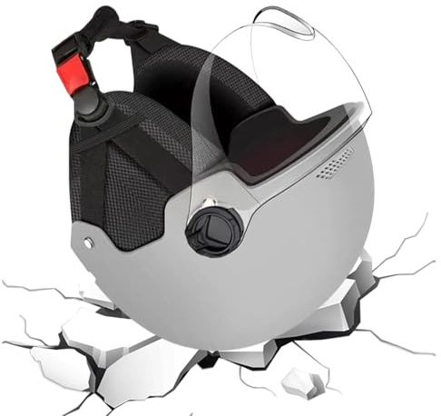 Electric Scooter Helmet, Lightweight Half Helmet With Ear Protection & Reflective Strips, UV Sun Protection ABS Shell, 55-65cm Unisex For Adults Kids Commuting Recreational Riding