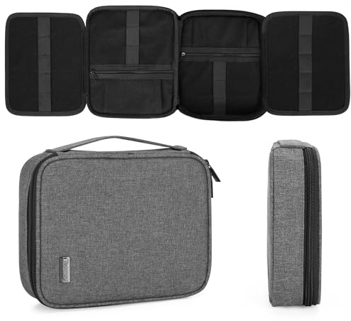 Teamoy - Caja de almacenamiento para correa de reloj (incluye 26 pulseras de reloj, bolsa de almacenamiento de viaje, compatible con todas las series de pulseras y accesorios Apple Watch, Nailon
