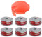 TRUSTLIONTEK Fadenspulen Für Flymo FLY021 513937190,Ersatzfadenspule Für Flymo Contour XT/500E/500 XT/Trim.(6 Fadenspulen +1 Trimmerabdeckung)