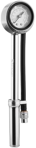 Birzman Salut Shock Pump | High-Pressure Bike Suspension Pump for Precise Adjustment | Durable Lightweight Design with Easy-to-Read Gauge
