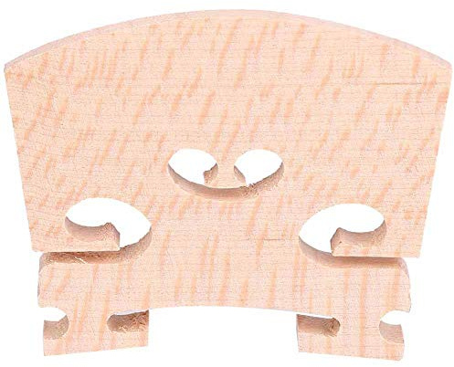 Drfeify Maple Violin Bridge, 5PCS 3/4 1/2 1/8 1/4 Size Violin String Bridge for Acoustic Violin Parts (1/8)