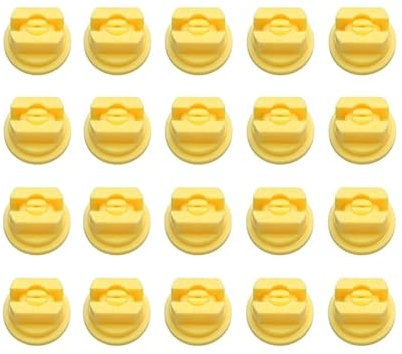 GreeSafety Drone accessories 20PCS Agriculture Drone High-pressure Sector Atomization Fan-shaped Nozzle Spraying System Anti-drip Sprayer Garden Sprinkler ( Color : Vp110-02 yellow )