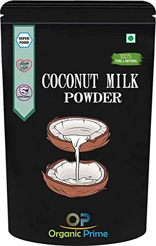 QRA Organic Prime - Latte di cocco biologico in polvere, adatto ai cheto, senza latticini, 200 g