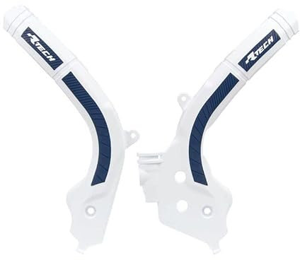 Bihr RACTECH Rahmenschutz, 2 Materialien, Weiß/Blau