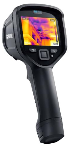 Flir E6 Pro Värmekamera, WiFi, 240x180 MSX, Ignite-Moln | Infraröd kamera, -20 till 550°C, MSX, 9Hz, Li-ion-batteri, fodral, kommersiell inspektion