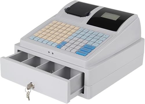 DHMYDPDZ registratore di Cassa elettronico, registratore di Cassa per Piccole Imprese, S-istema POS, 81 Tasti, registratore di Cassa Digitale a LED, per Ristorante Hamburger Stores