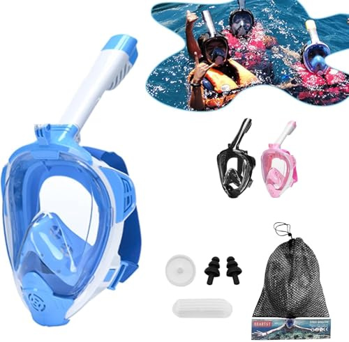 Masque étanche Masque de Plongée Sportif Antibuée PourJeunes et Enfants Masque Tuba Pliable Utilisable pour la Natation