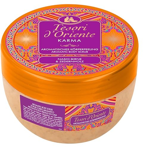 Tesori d'Oriente | Körperpeeling 'Karma' | aromatisches Körper Peeling | Wellness-Rituale für Körper & Sinne | 300 ml