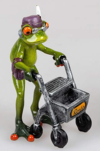 Formano Frosch Rentnerin hellgrün, ca.16cm