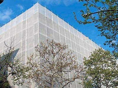 Filet Moustiquaire Échafaudage 8 x 30 m Blanc – Protection Robuste pour Façades