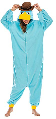 BGOKTA Pijamas Animales Mujer Disfraces de Cosplay para Adultos Pijama Enteros Disfraz de Halloween, XL-6