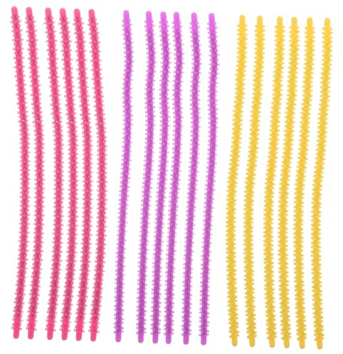 LIFKOME 30 rulos de silicona para permanentes, pequeños y flexibles para reggae y rizos apretados, resistentes al calor, cuidado del cabello para el peinado casero en casa y peluqueros