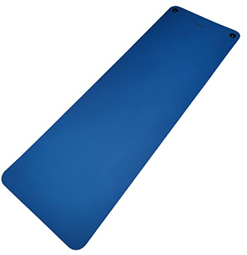 AMAYA SPORT Colchoneta Caucho, Colchoneta Antideslizante Cómoda, Colchoneta para Entrenar en Casa o Gimnasio, Colchoneta Pilates o Yoga (140 x 58 x 1, Azul)