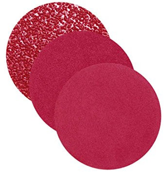 RETOL disques abrasifs auto-agrippants, 200 mm, G50, p. ponceuses multi-disques, céramique (Lot de 50)