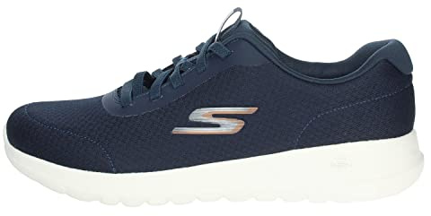 Skechers Men's Go Walk Max Midshore Sneaker, Navy Textile/Synthetic, 10 UK