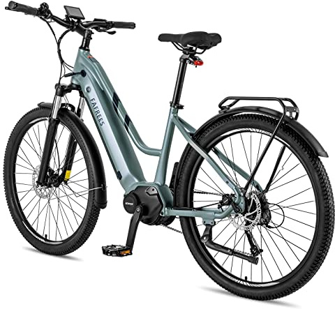 [ Officiell ] Fafrees FM8 E Bike dam 27,5 tum mellanmotor ANANDA 70N.m 14,5 Ah till 120 km, E-cykel män 250 W 150 kg, elcykel mountainbike för vuxna, City Bike bilhjälp 6 km/h