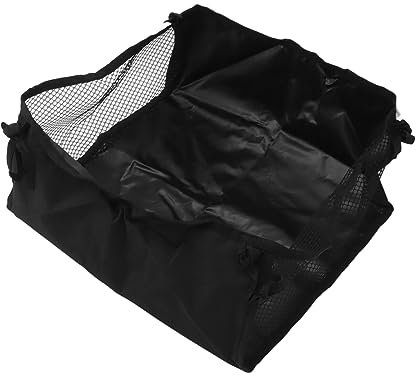Topyond Bolsa para Silla De Ruedas Móvil Debajo del Asiento, Color Negro, con Tela Oxford 600D, Práctica Cesta De Almacenamiento para Andador con Ruedas, Ideal para Personas Mayores Y Discapacitadas